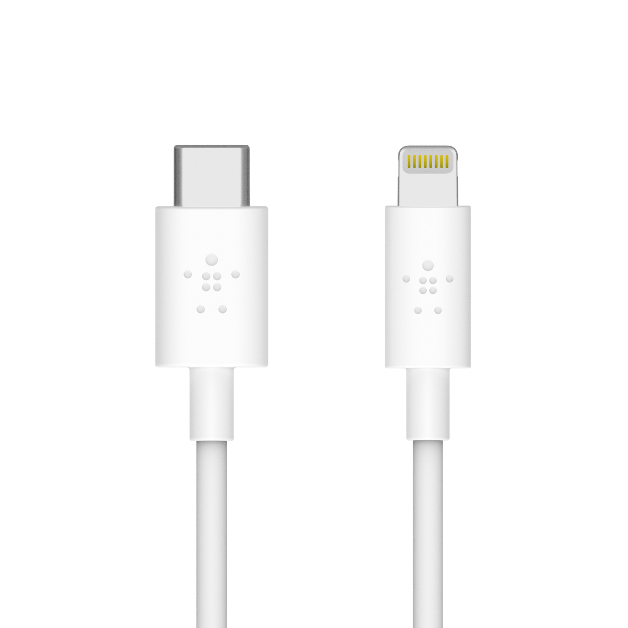 Belkin USB-C To Lightning Mixit Up Chargesync Cable (4"), White – Jaz ...