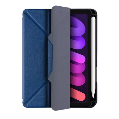 Power Support JTLEGEND AMOS QCAC Folio Case with Pencil Holder and Clip for iPad mini 8.3" (2021/2024)