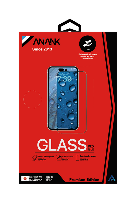 ANANK 2.5D Full Seamless Coverage with Reinforced Treatment Tempered Glass for Apple iPhone 16 Series (2024)