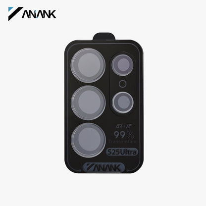 ANANK Anti-reflective AGC Glass Titanium Frame Lens Guard for Samsung Galaxy S25 Ultra (2025)