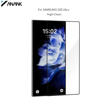 ANANK 3D Reinforced Edge Full Tempered Glass for Samsung Galaxy S25 Series (2025) - Black