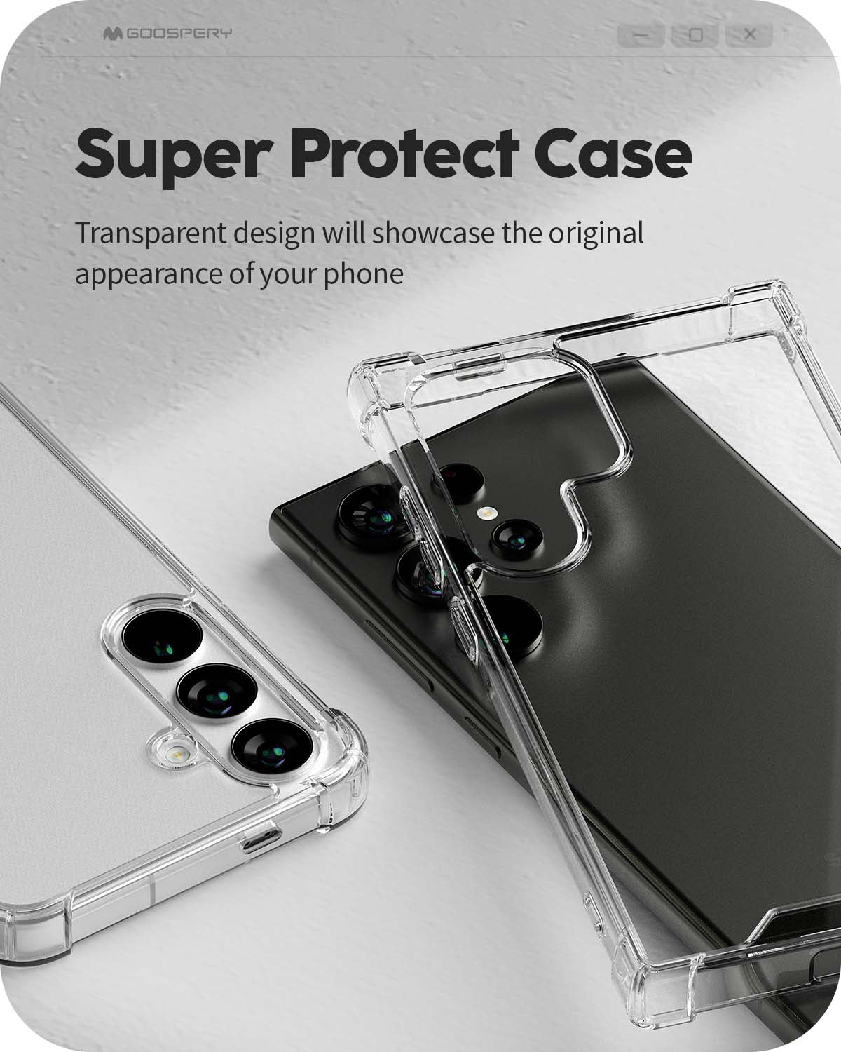 Mercury Goospery Super Protect Case for Samsung Galaxy S24 Series (2024) / Samsung Galaxy Z Flip6 (2024) / Samsung Galaxy Z Fold6 (2024)