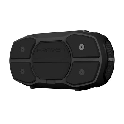 Braven Audio Ready Elite Outdoor Waterproof Bluetooth Speaker, Black/Black/Titanium