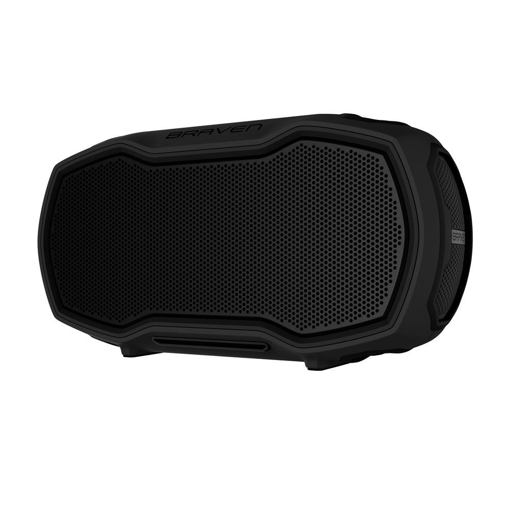 Braven Audio Ready Elite Outdoor Waterproof Bluetooth Speaker, Black/Black/Titanium