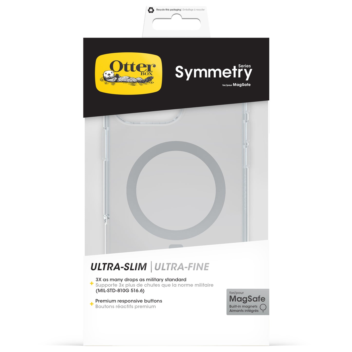 OtterBox Symmetry Series Clear Case with MagSafe for Apple iPhone 16 Series (2024)