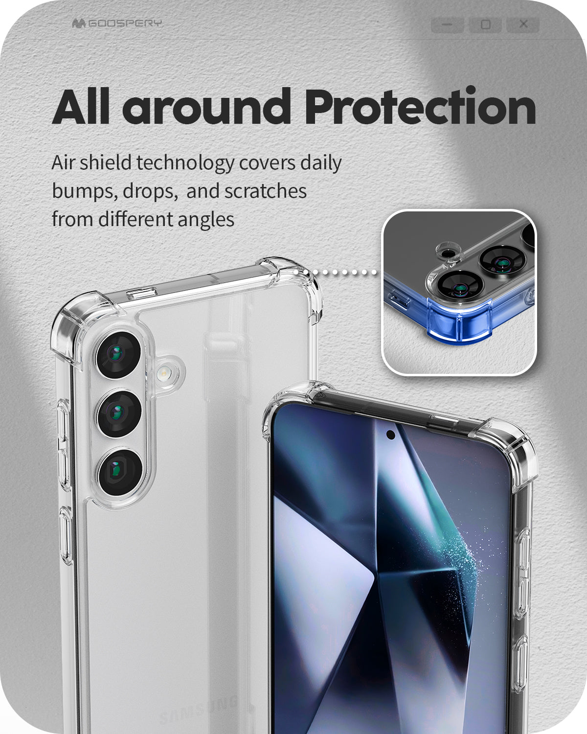 Mercury Goospery Super Protect Case for Samsung Galaxy S24 Series (2024) / Samsung Galaxy Z Flip6 (2024) / Samsung Galaxy Z Fold6 (2024)