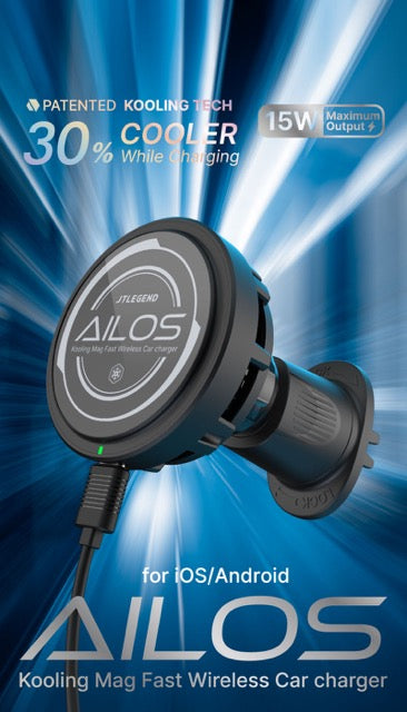 JTLEGEND Ailos Kooling Mag Fast Wireless Car Charger