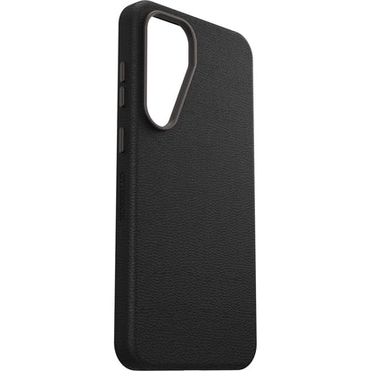 OtterBox Symmetry Cactus Leather for Samsung Galaxy S25 Series (2025) - Noir Ash (Black)