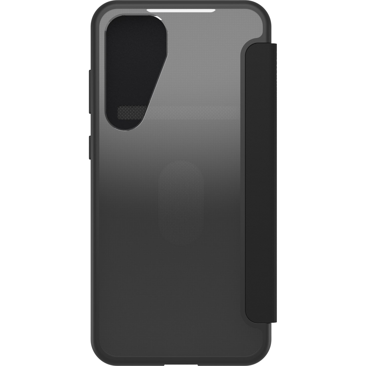 OtterBox React Folio for Samsung Galaxy S25 Series (2025) - Black Crystal (Clear/Black)