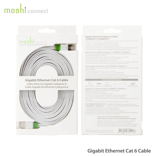 Moshi Gigabit Ethernet Cat.6 Cable (1000BASE-T/10GBASE-T)