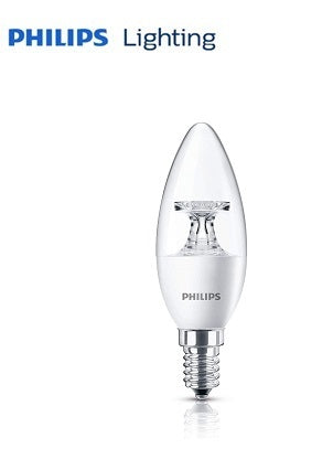 Philips 4W E14 220-240V 250 Lumen LED Candle Eye Comfort 15 Years Long Lasting Saving, Warm White