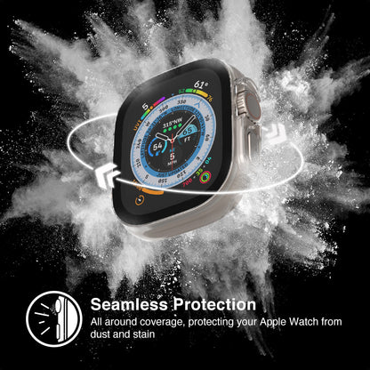 JTLEGEND Lissome Apple Watch Touch Sensitive Durable Protection Case for Apple Watch 41mm / 45mm, Black